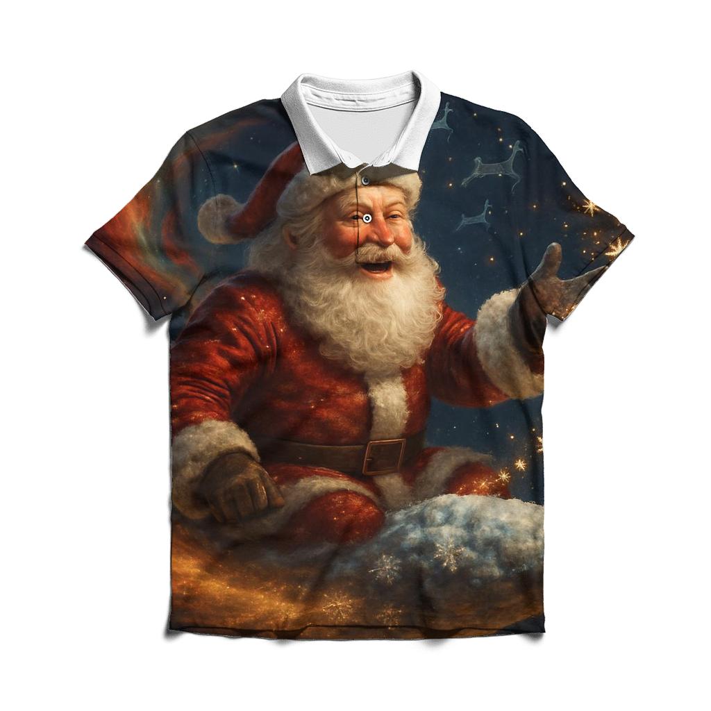 Starlight Astral Santa Voyage classic pique polos