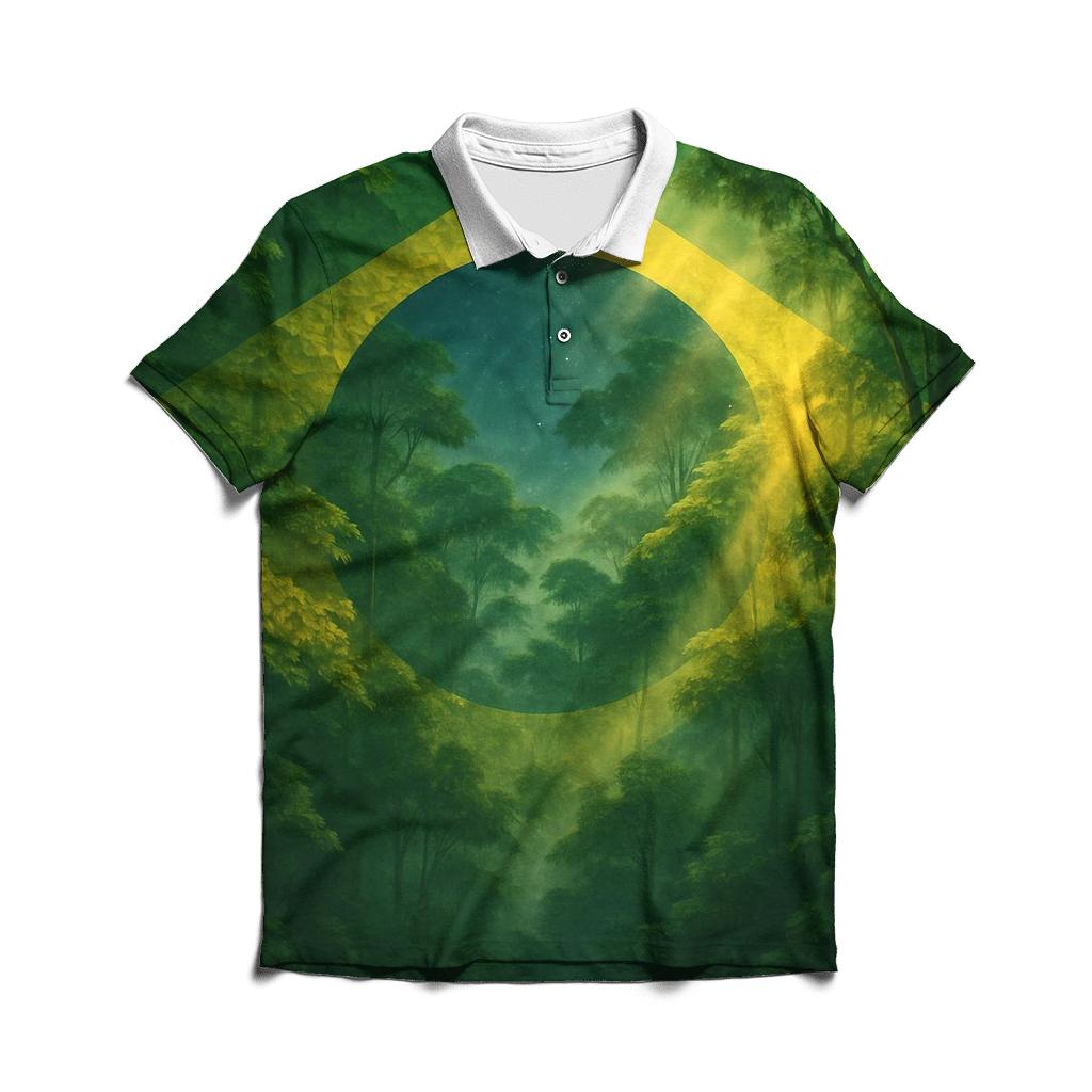 Brazilian_Rainforest_Dreamflag branded logo polo shirts