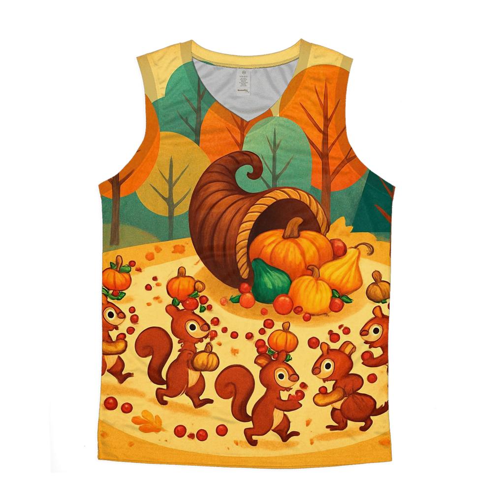 Squirrels Cornucopia Parade sports performance tank tops