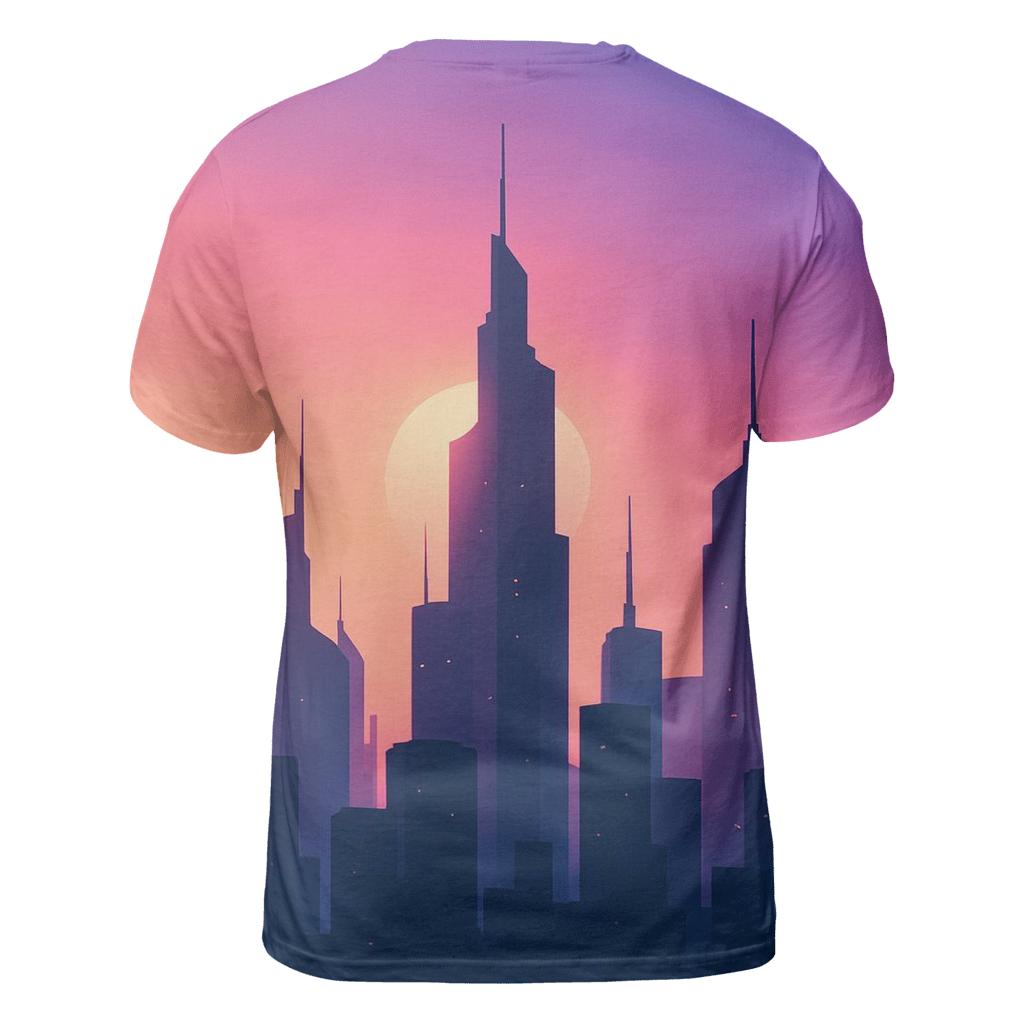 Skyline Afterglow Reverie unique graphic print tees