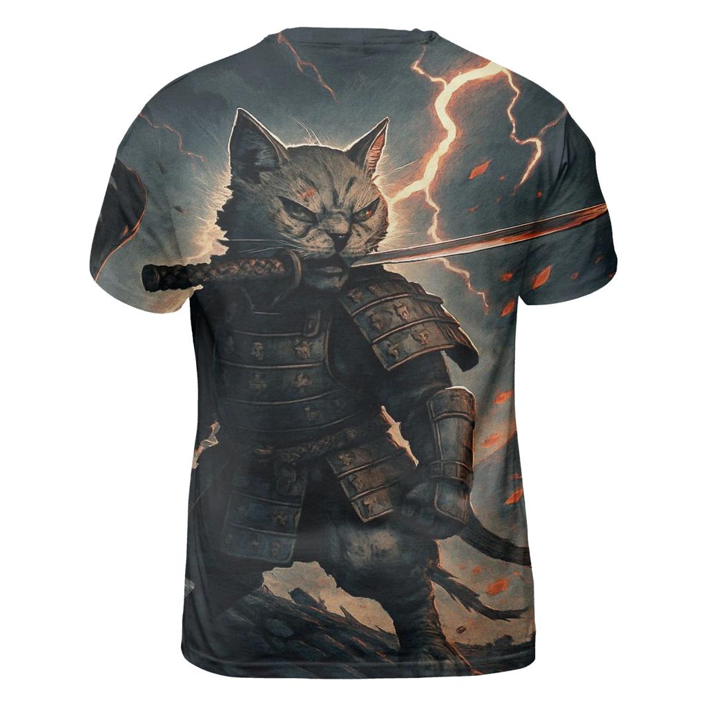 Stormforged Samurai Cat personalized full print shirts