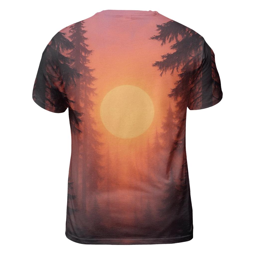 Forest Halo At Sundown trendy printed shirt styles