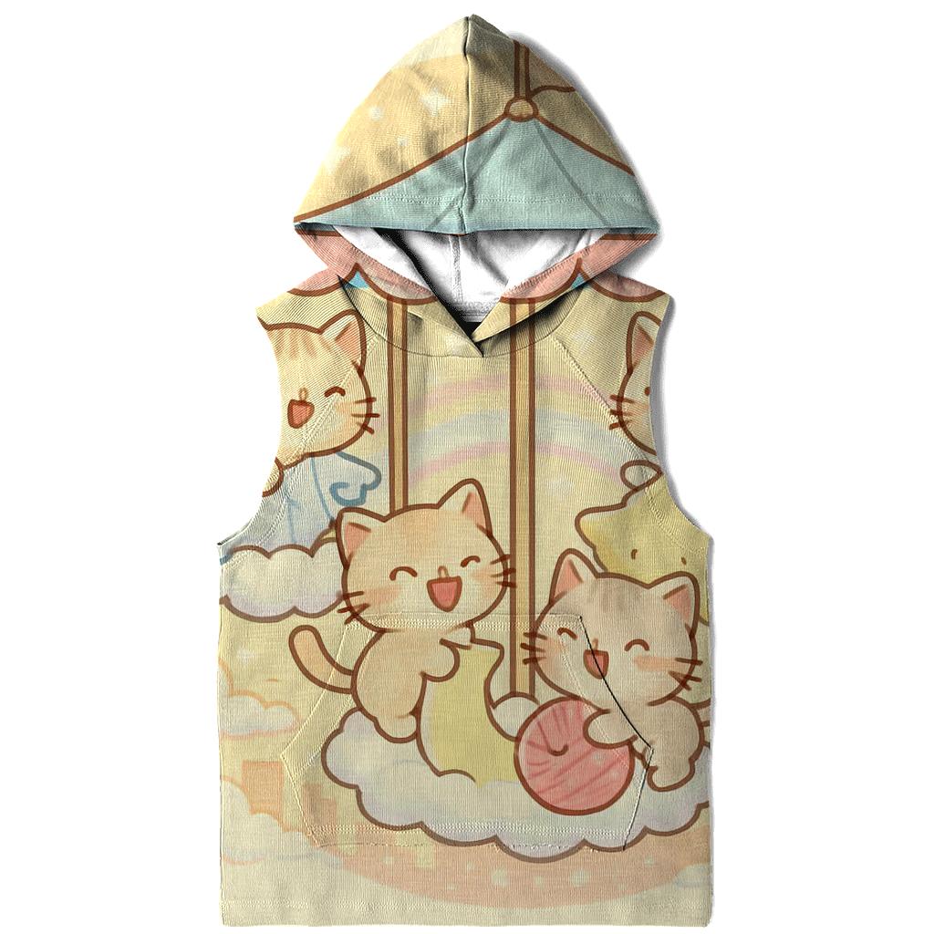 Cloud Carousel Sky Kittens custom hoodies