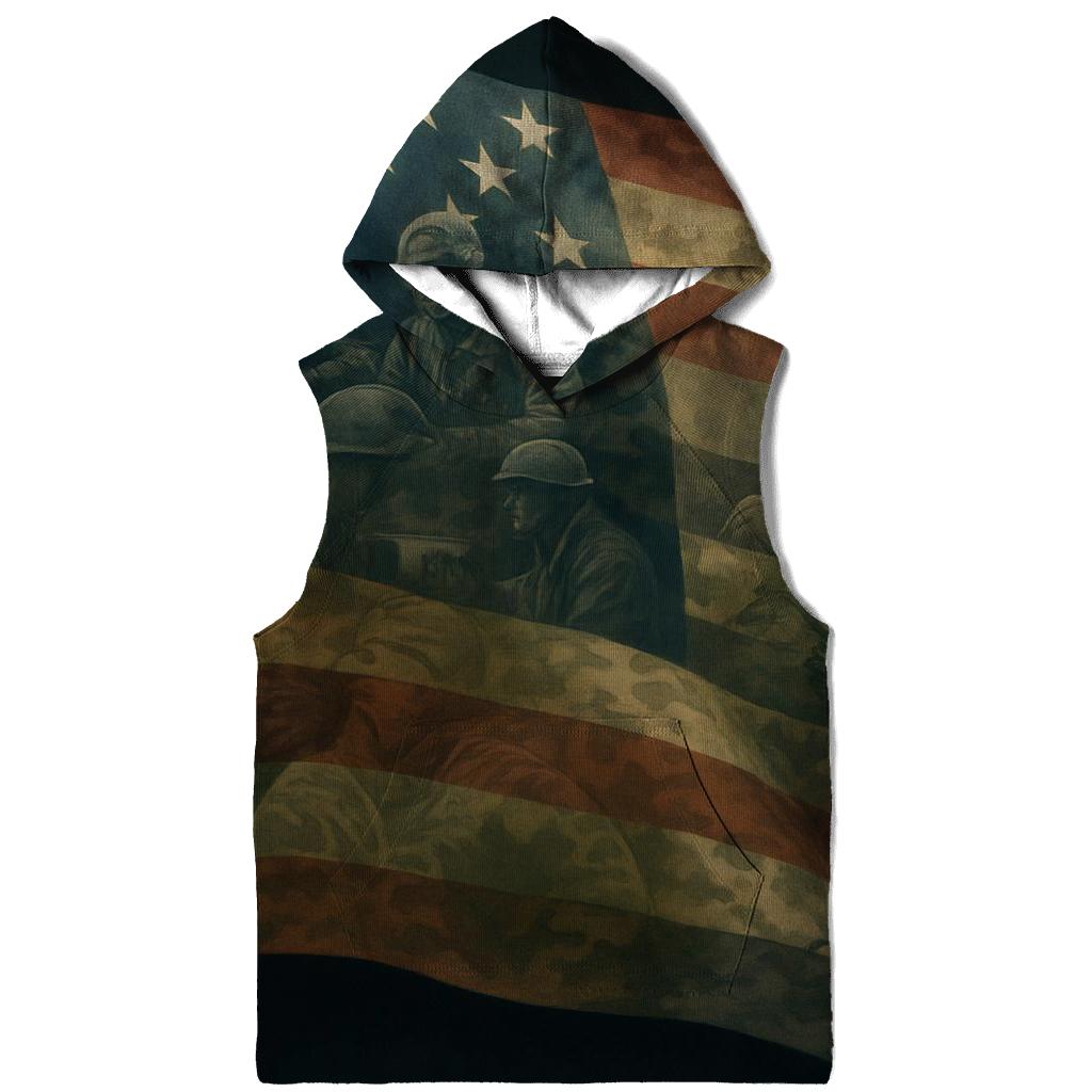 Camouflage Stripes Of Many Branches pullover hoodies