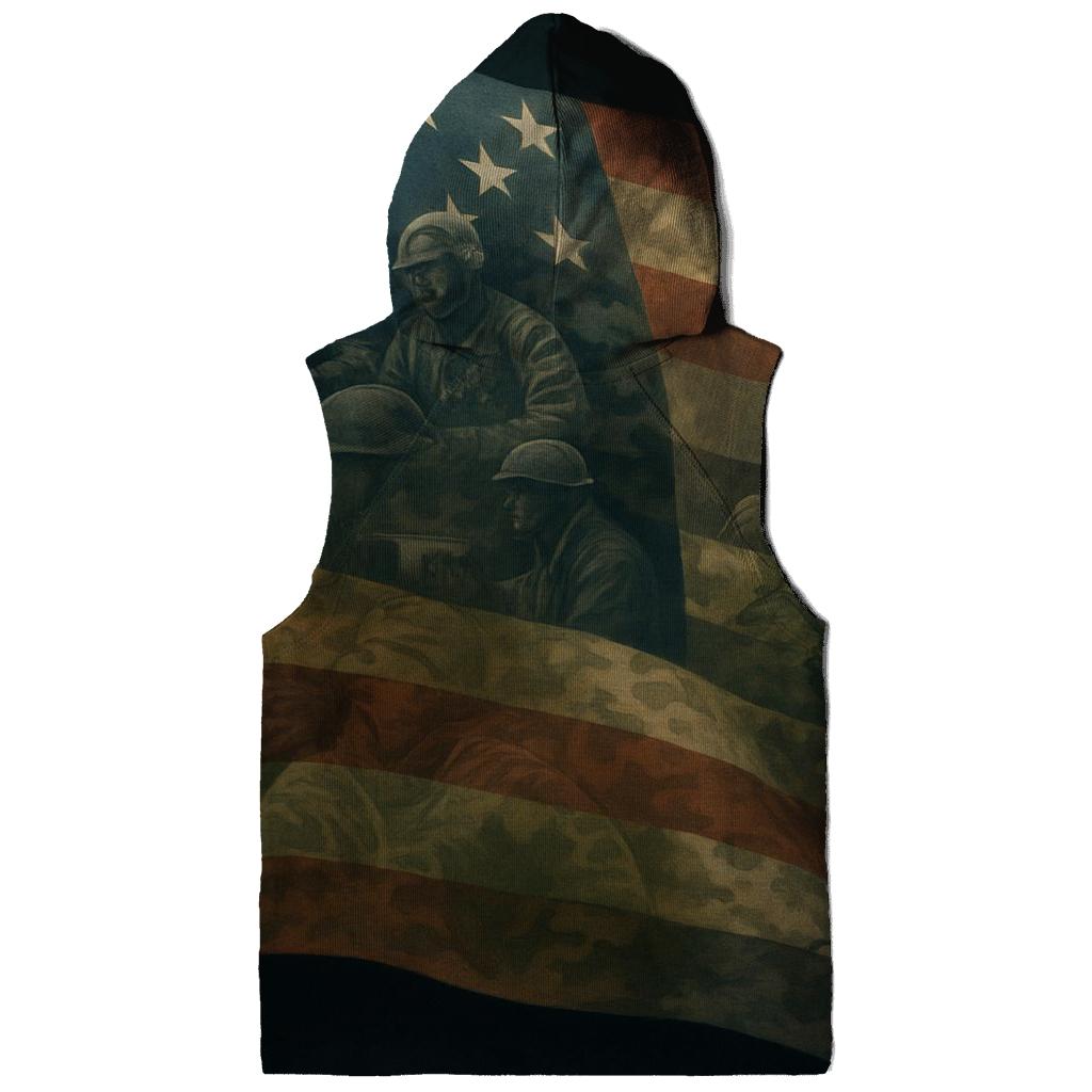 Camouflage Stripes Of Many Branches pullover hoodies