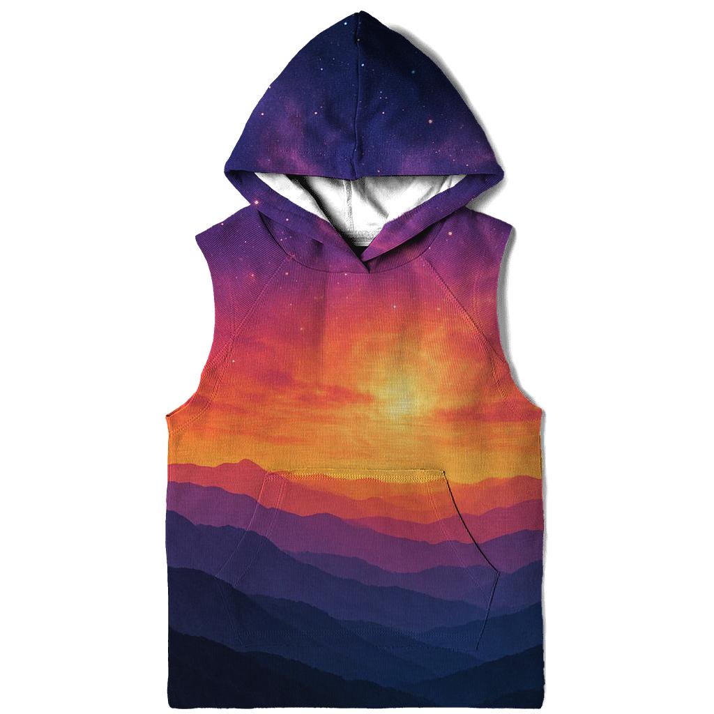 Nebula Horizon Over Silent Ridge pullover hoodies