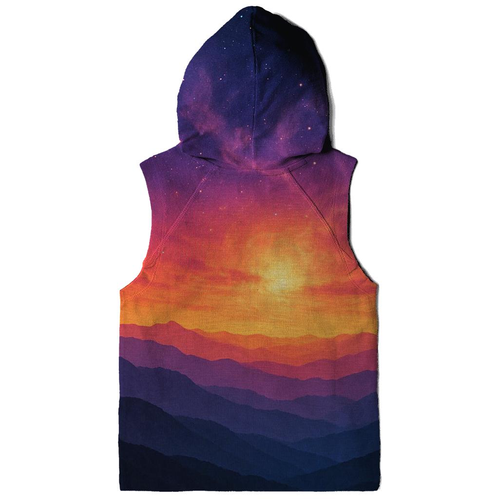 Nebula Horizon Over Silent Ridge pullover hoodies