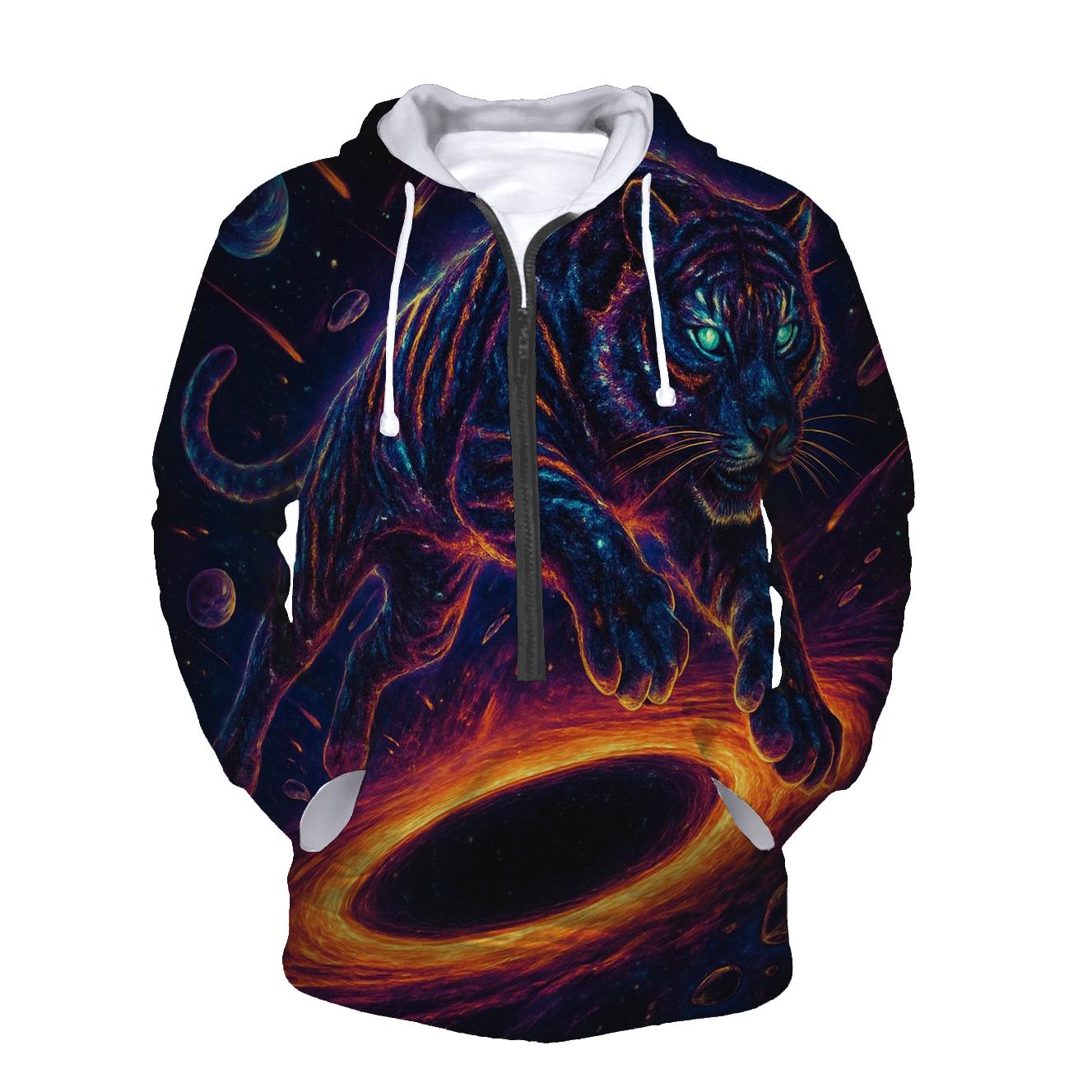 Astral Tiger On The Event Horizon hoodie designs