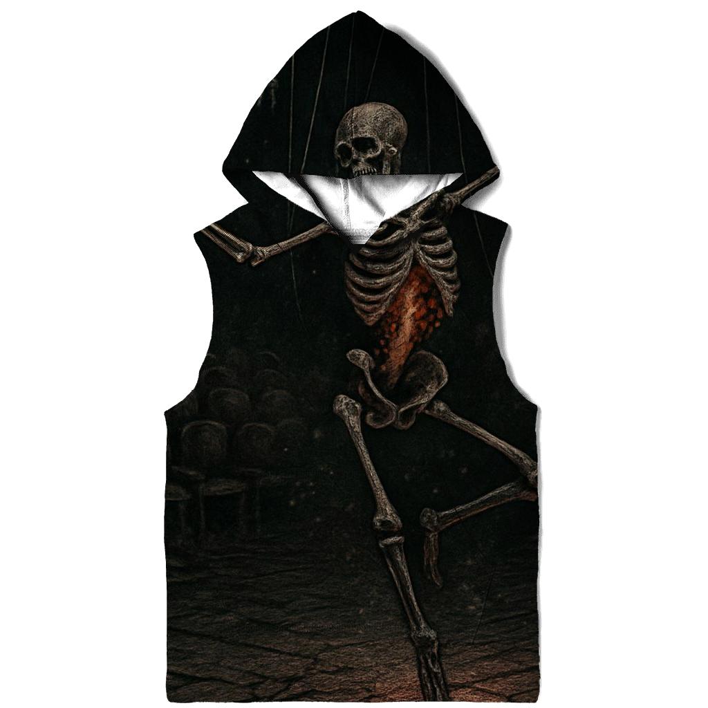 Midnight Marionette Of Bones designer hoodies
