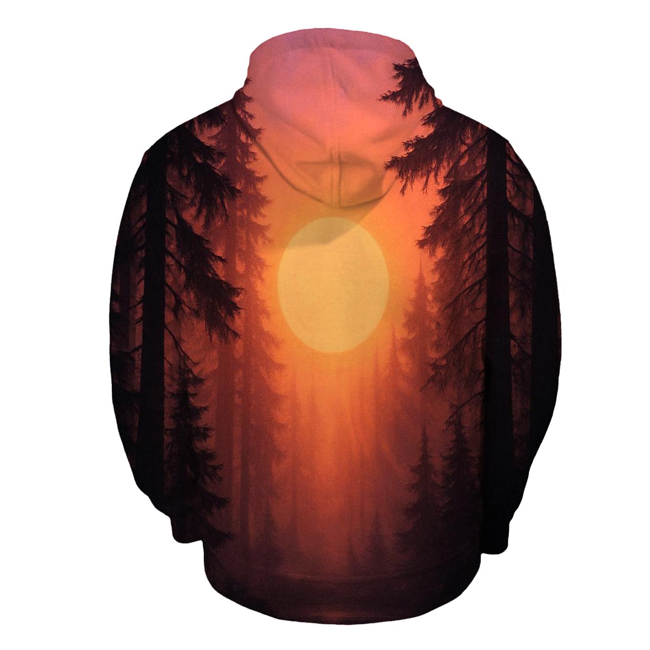 Forest Halo At Sundown custom hoodies