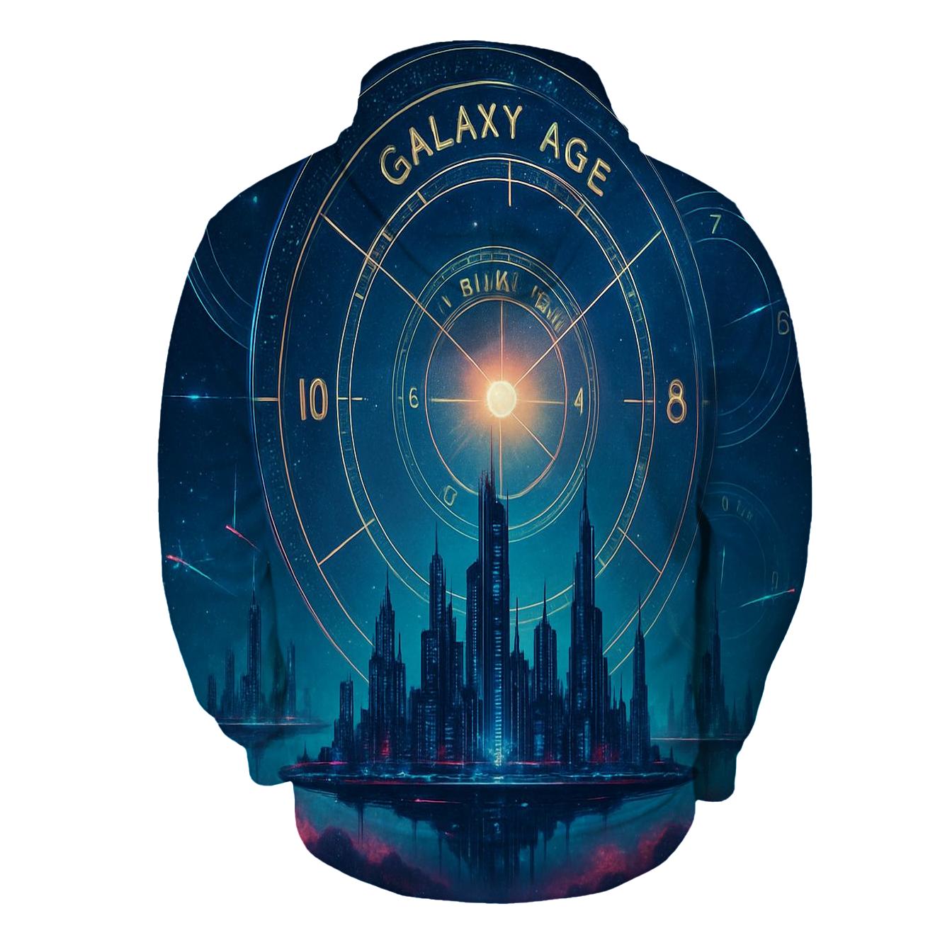 Chrono Rings Above The Cosmic City hoodies fashion