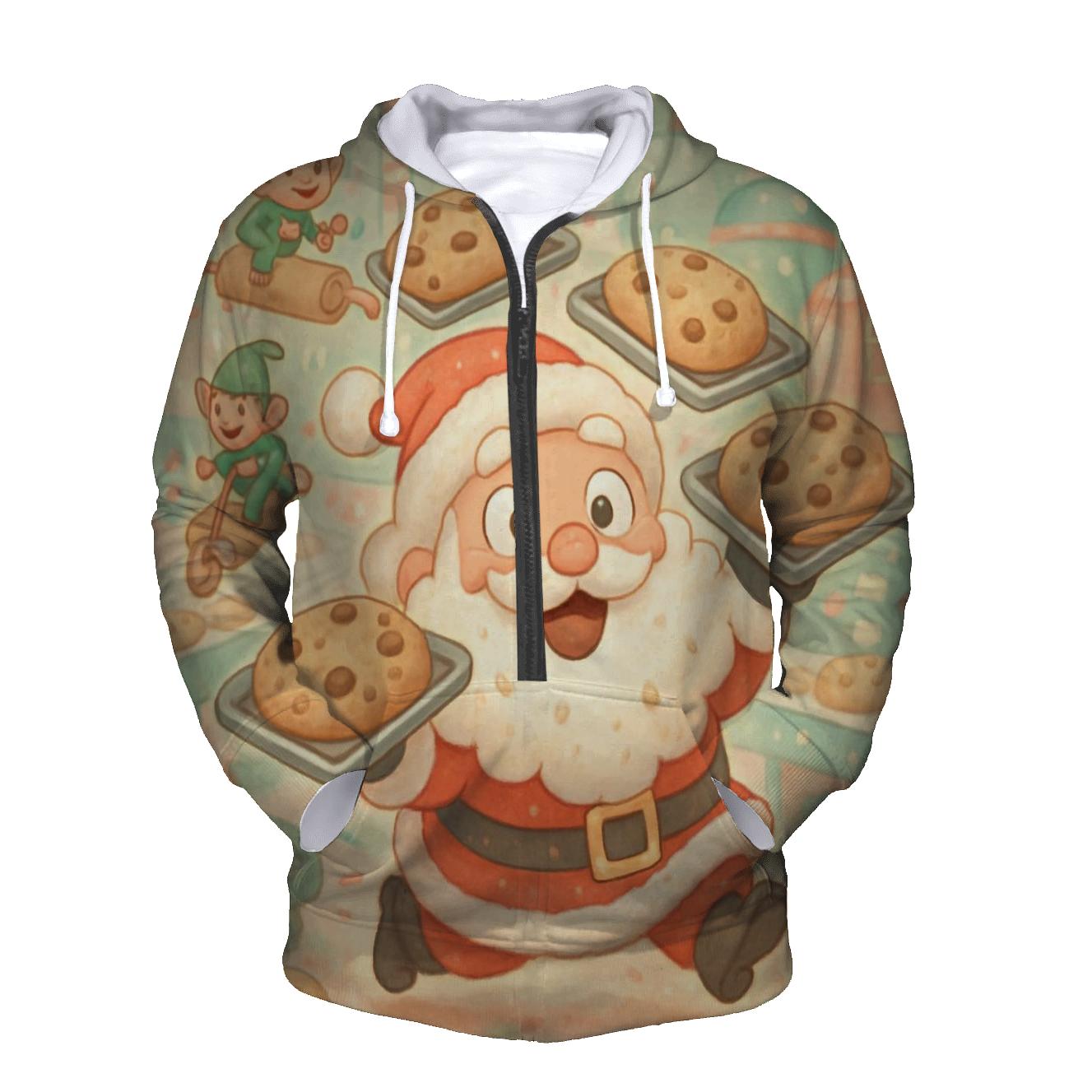Chibi Cookie Factory Santa Chaos hoodie designs