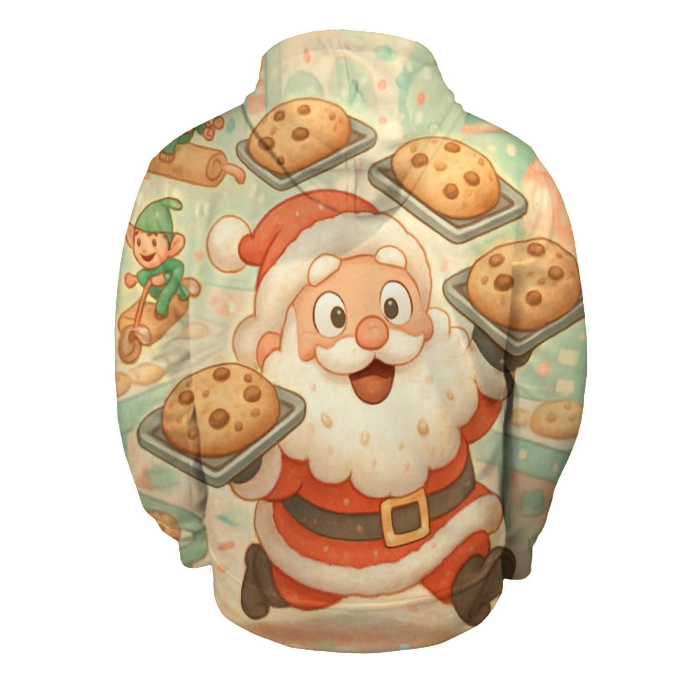 Chibi Cookie Factory Santa Chaos hoodie designs
