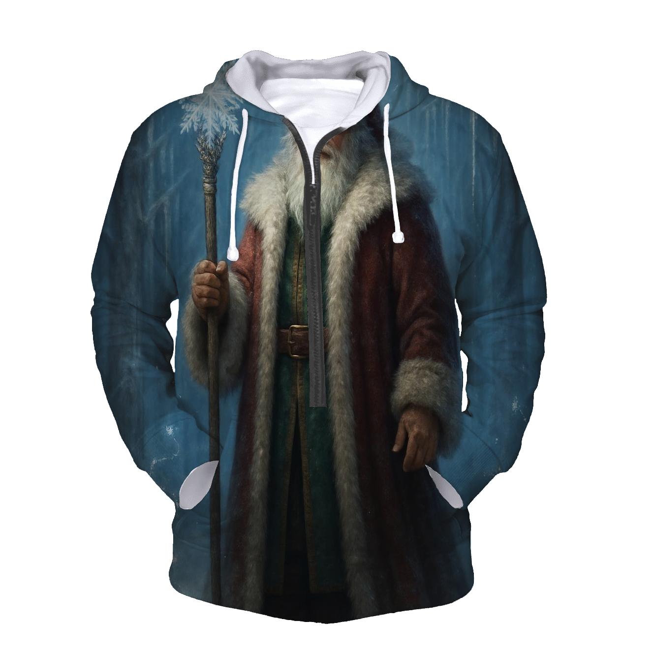 Frosted Crystal Forest Santa Guardian hoodies fashion