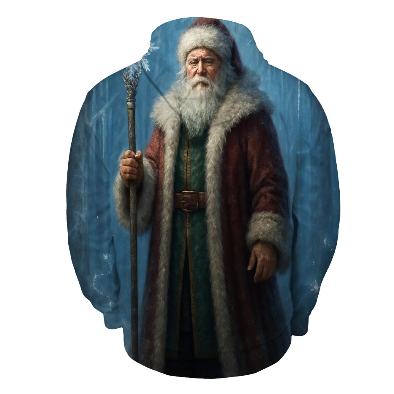 Frosted Crystal Forest Santa Guardian hoodies fashion
