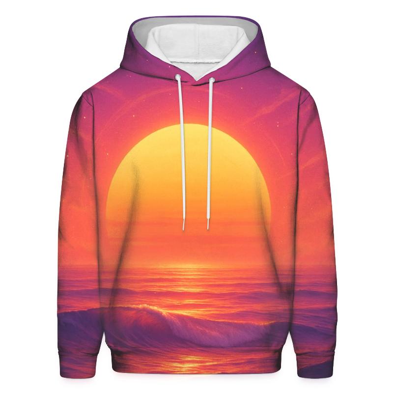 Celestial Tide At Emberfall graphic hoodies