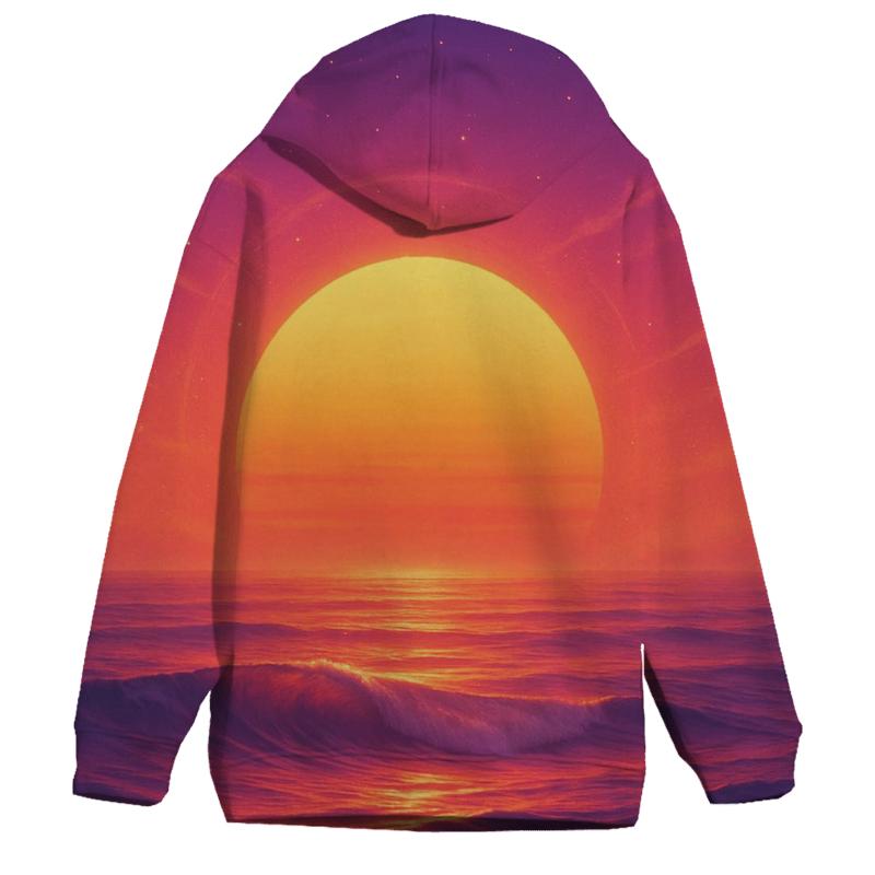 Celestial Tide At Emberfall graphic hoodies