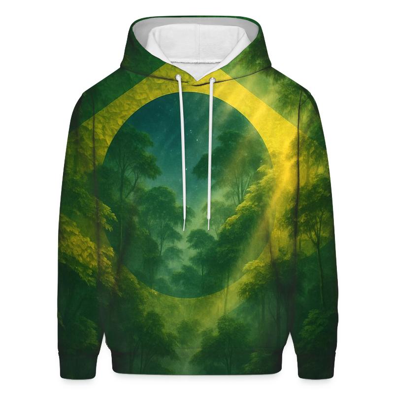 Brazilian_Rainforest_Dreamflag embroidered hoodies