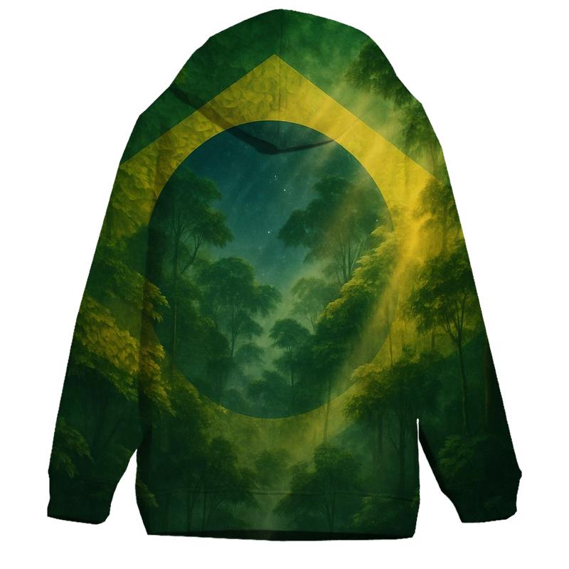 Brazilian_Rainforest_Dreamflag embroidered hoodies