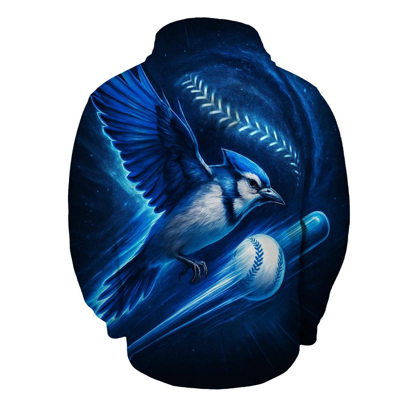 Stellar Flight With Blue Jays Feathers hoodie trends