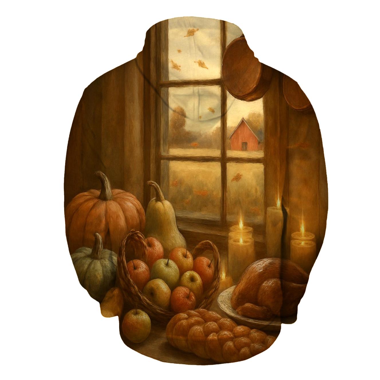 Gratitude Farmhouse Window Scene hoodie trends
