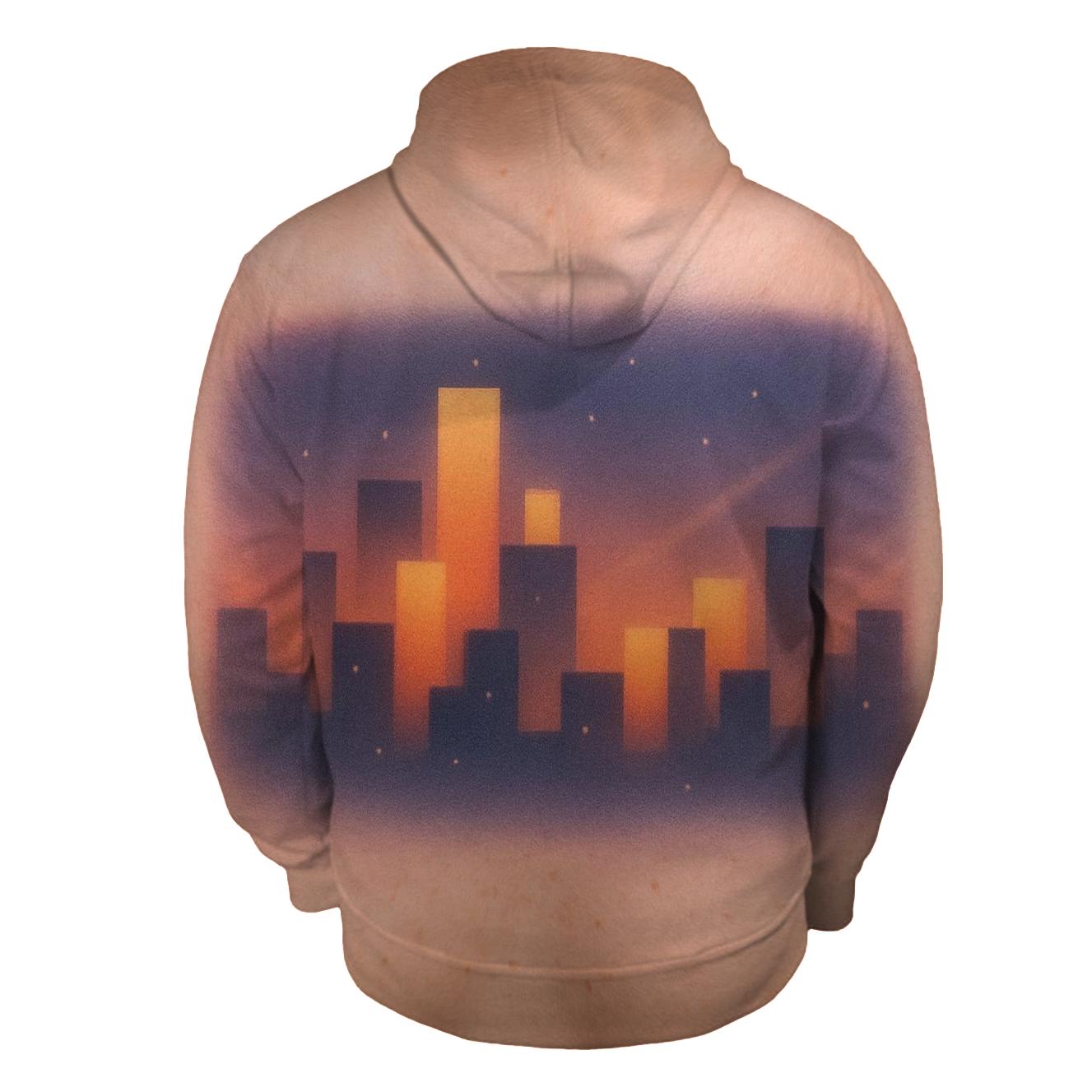 Gradient Skyline Drift designer hoodies