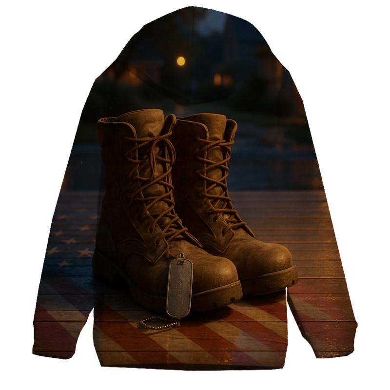 Guardian Boots On The Homefront printed hoodies