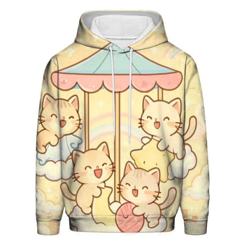 Cloud Carousel Sky Kittens hoodie designs