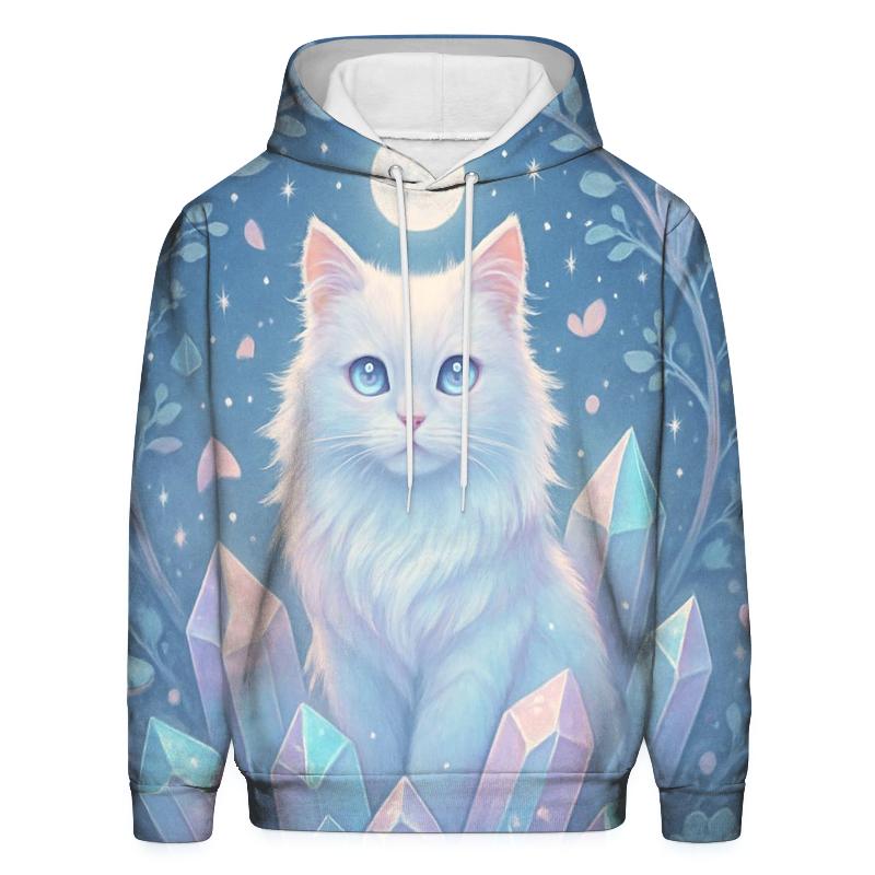 Crystal Garden Oracle Cat lightweight hoodies