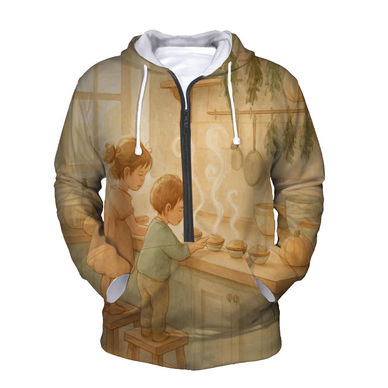 Autumn Pastel Kitchen Helpers premium hoodies