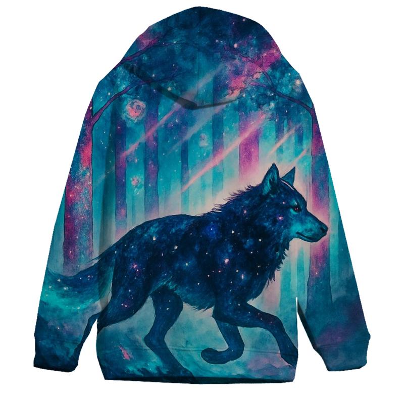Galactic Forest Moonrunner pullover hoodies