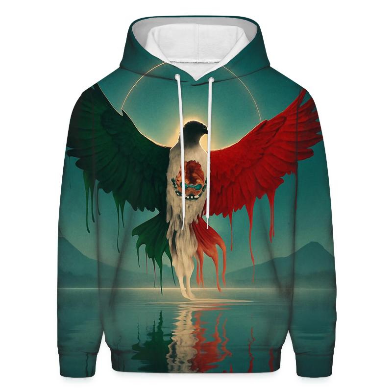 Mexican_Eagle_Sky_Over_Lacustre premium hoodies