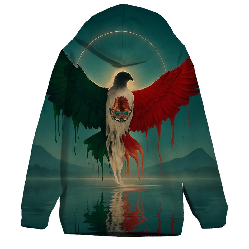 Mexican_Eagle_Sky_Over_Lacustre premium hoodies