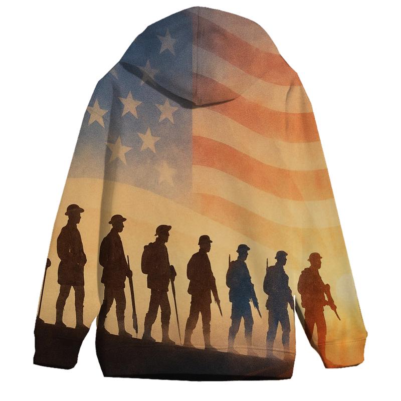 Honor Line At The Horizon custom hoodies