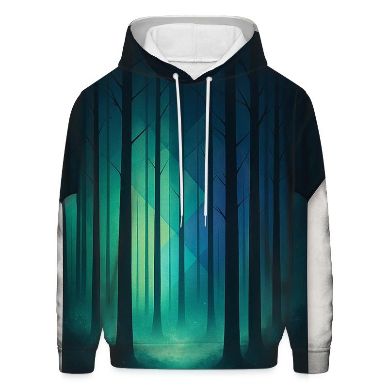 Prismatic Forest Veil designer hoodies