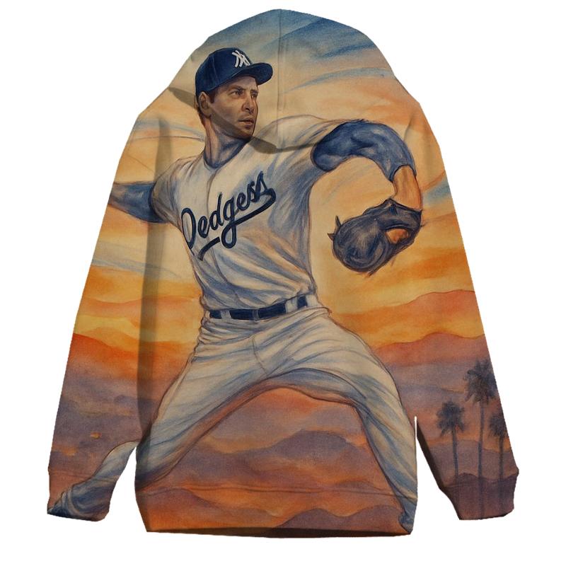 Sunset Windup Over Chavez Hills graphic hoodies