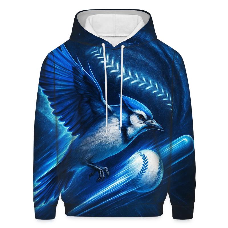Stellar Flight With Blue Jays Feathers hoodie trends