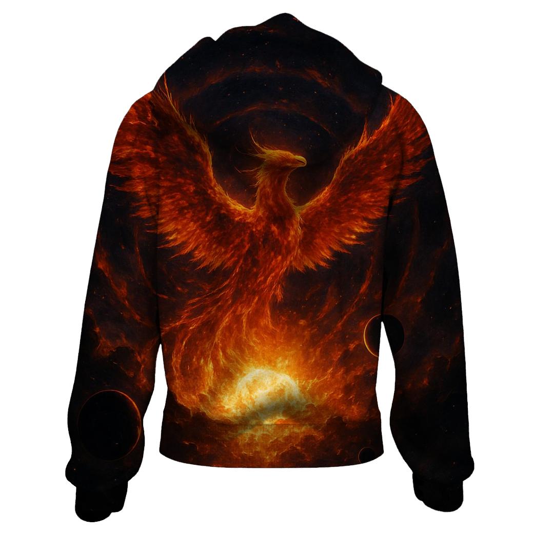 Galactic Phoenix From A Dying Star lightweight hoodies