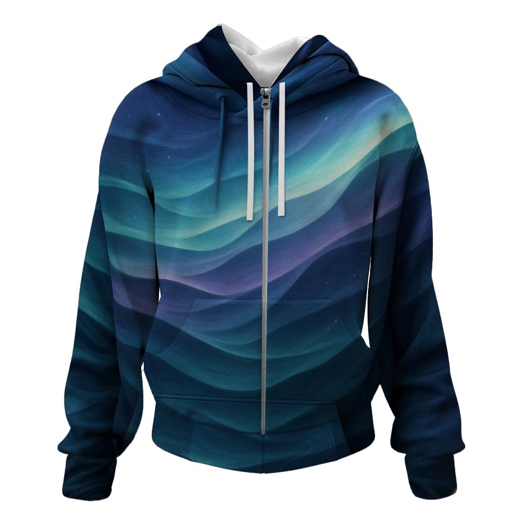 Celestial Tidal Gradient designer hoodies