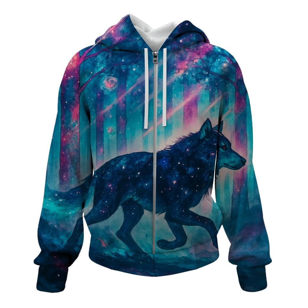 Galactic Forest Moonrunner printed hoodies