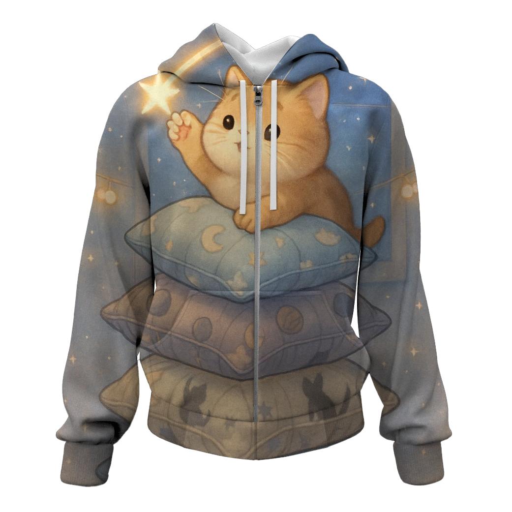 Shooting Star Pillow Fort Cat hoodie styles