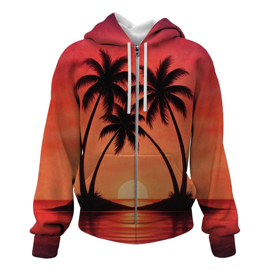 Island Echoes In Rosegold Sky hoodie trends