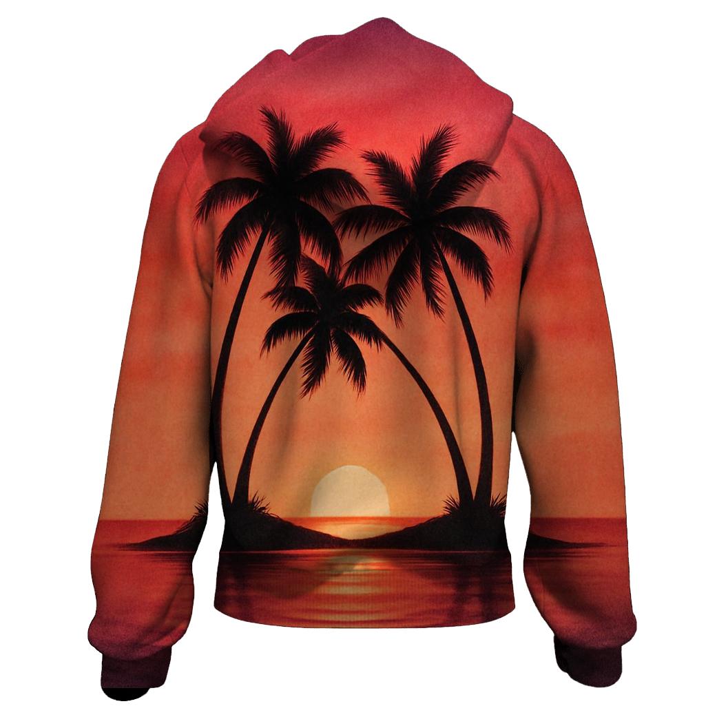 Island Echoes In Rosegold Sky hoodie trends