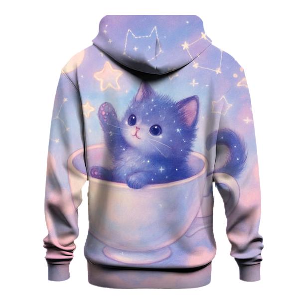 Celestial Teacup Kitten hoodies fashion
