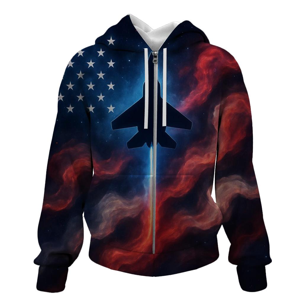Nebula Stripes Cosmic Flight heavyweight hoodies