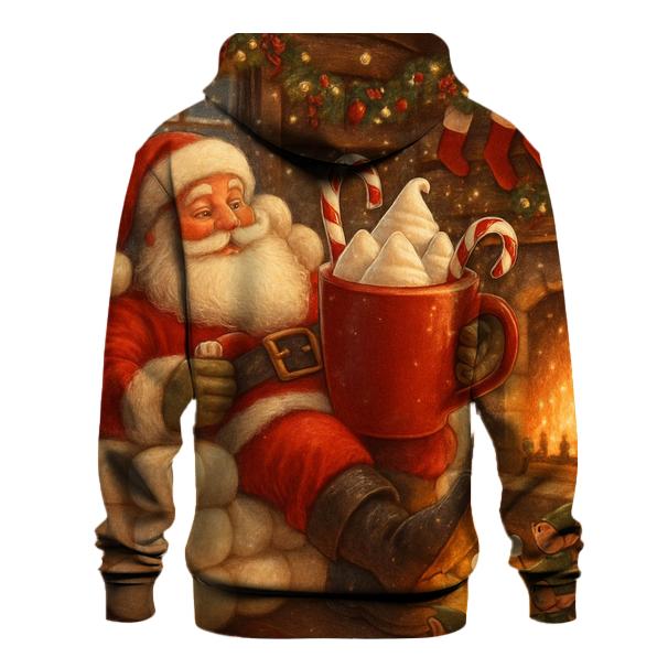 Santa Cozy Cocoa Cabin Retreat premium hoodies