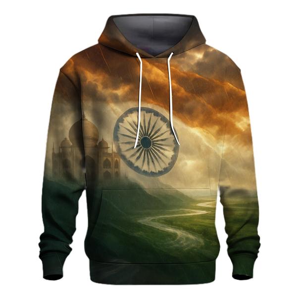 Indian_Double_Exposure_Monsoon_Spirit printed hoodies