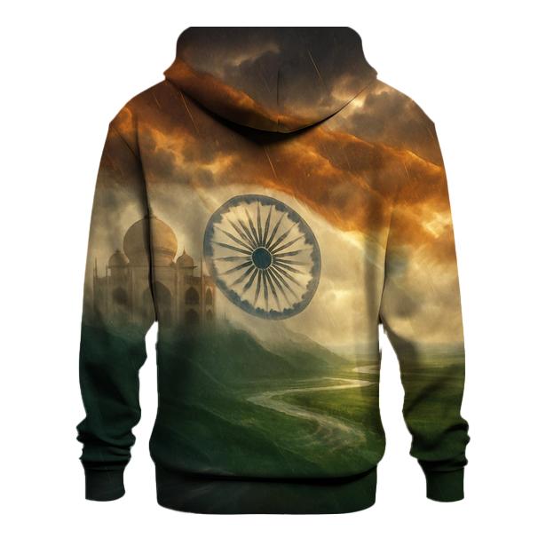 Indian_Double_Exposure_Monsoon_Spirit printed hoodies