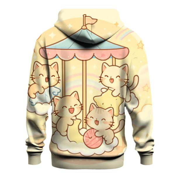 Cloud Carousel Sky Kittens designer hoodies