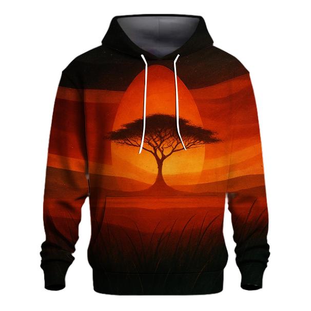 Kenyan_Savannah_Heartbeat_Flag heavyweight hoodies